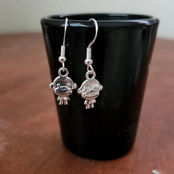 Monkey Earrings - Picture 1 of 1